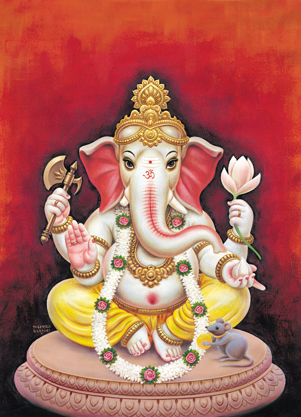 Ganesha's Benediction: Peace and Prosperity